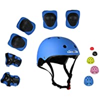 UniqueFit Lucky-M - Juego de 7 Almohadillas Protectoras para Deportes al Aire Libre para niños y niñas (Rodilleras…